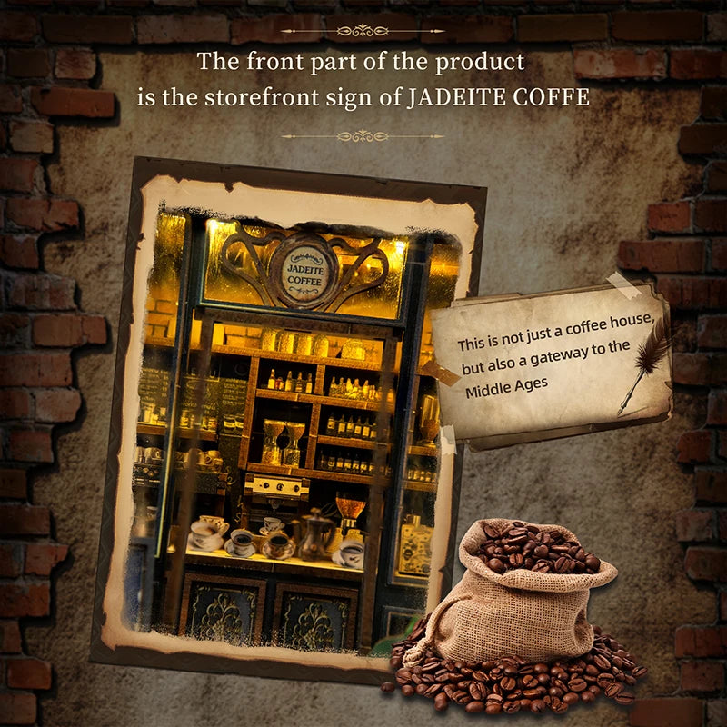Coffee Shop DIY Miniature House Kit - Image 5