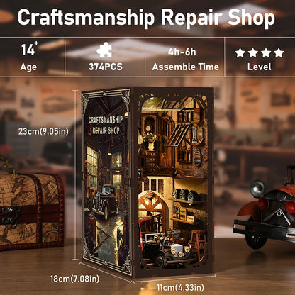 Craftsmanship Repair Shop DIY Book Nook Kit - Image 6
