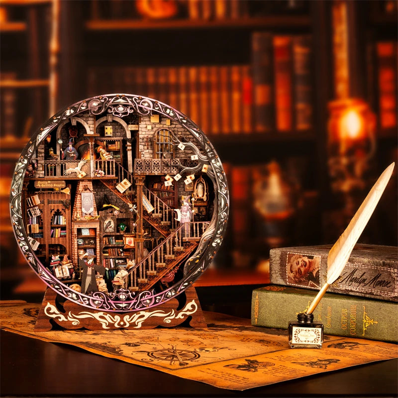 YQ-04-S DIY Miniature House Kit Book Nook Kit Australia