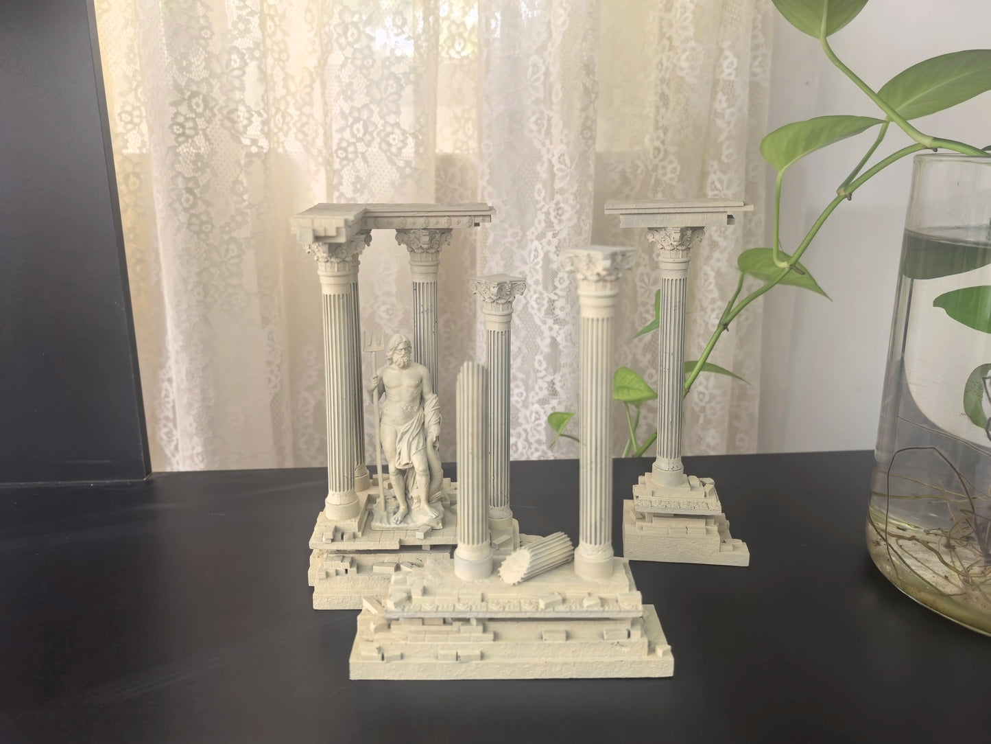 Retro Roman Architecture Resin Figurine – LTCP-407 Series