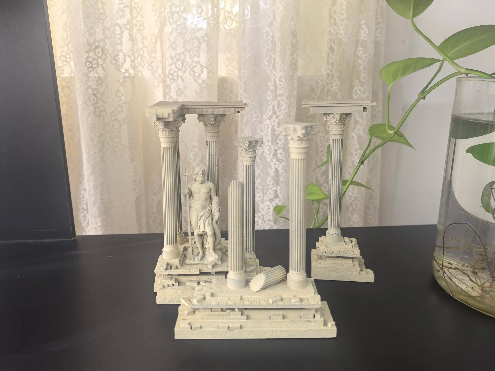 Retro Roman Architecture Resin Figurine – LTCP-407 Series