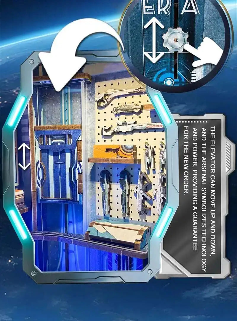 Sci-fi Planetary Era DIY Book Nook Kit