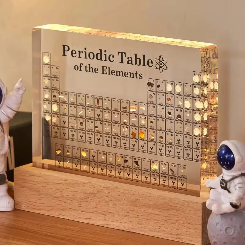 Acrylic Periodic Table Display – USB LED Desk Ornament