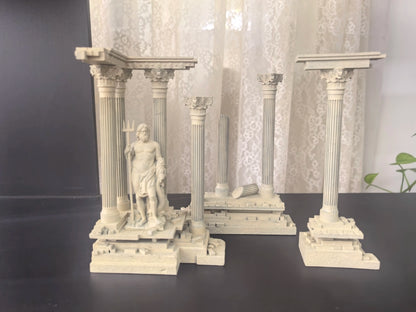 Retro Roman Architecture Resin Figurine – LTCP-407 Series