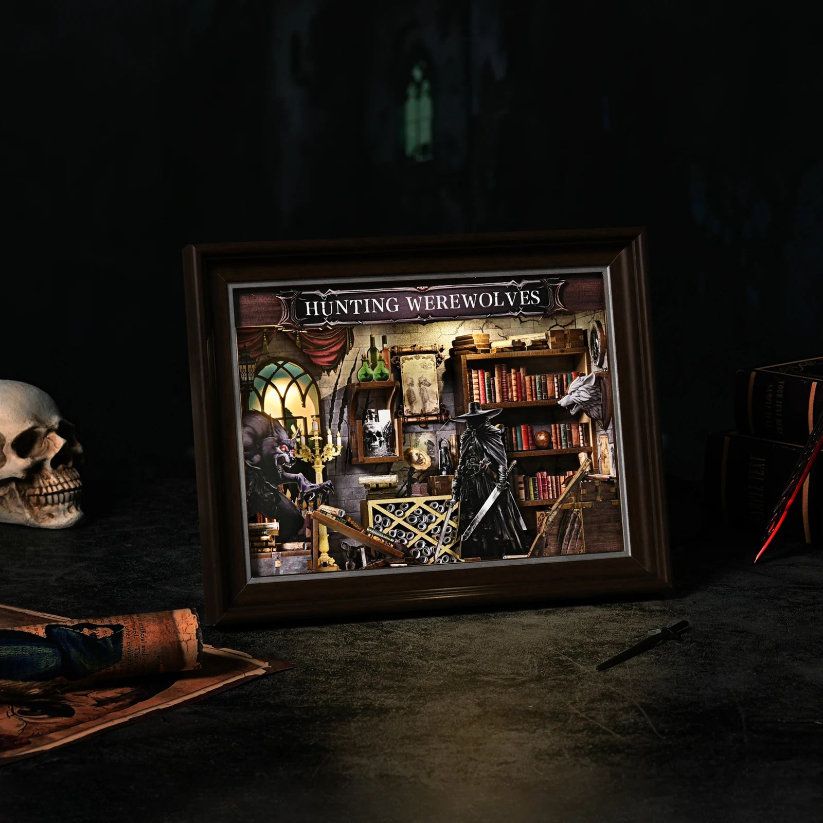 Werewolf Hunter DIY Book Nook Kit Book Nook Kit Australia