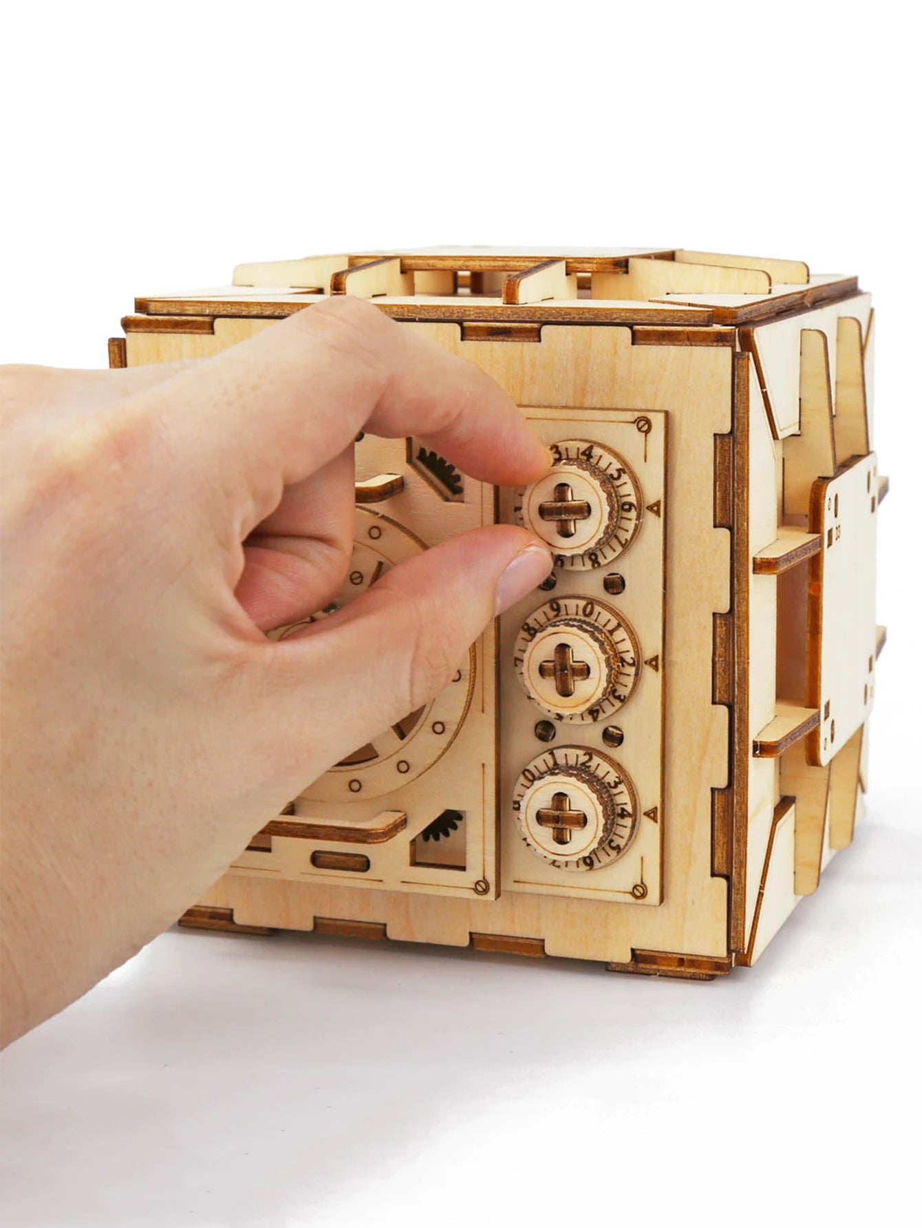 Locker Puzzle Box 3D Wooden Puzzle - Detail