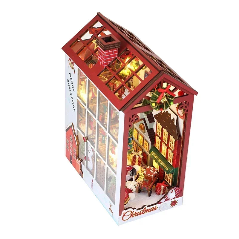 Christmas Window House DIY book nook kit - view 3