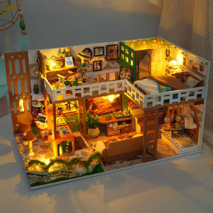 Bohemian Loft DIY Miniature House Kit - Image 4