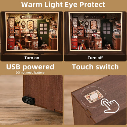 Mail Gift Cottage DIY Book Nook Kit Book Nook Kit Australia