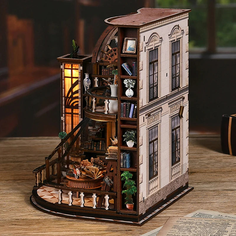 Bacchus Bookstore DIY Miniature House Kit - Image 4
