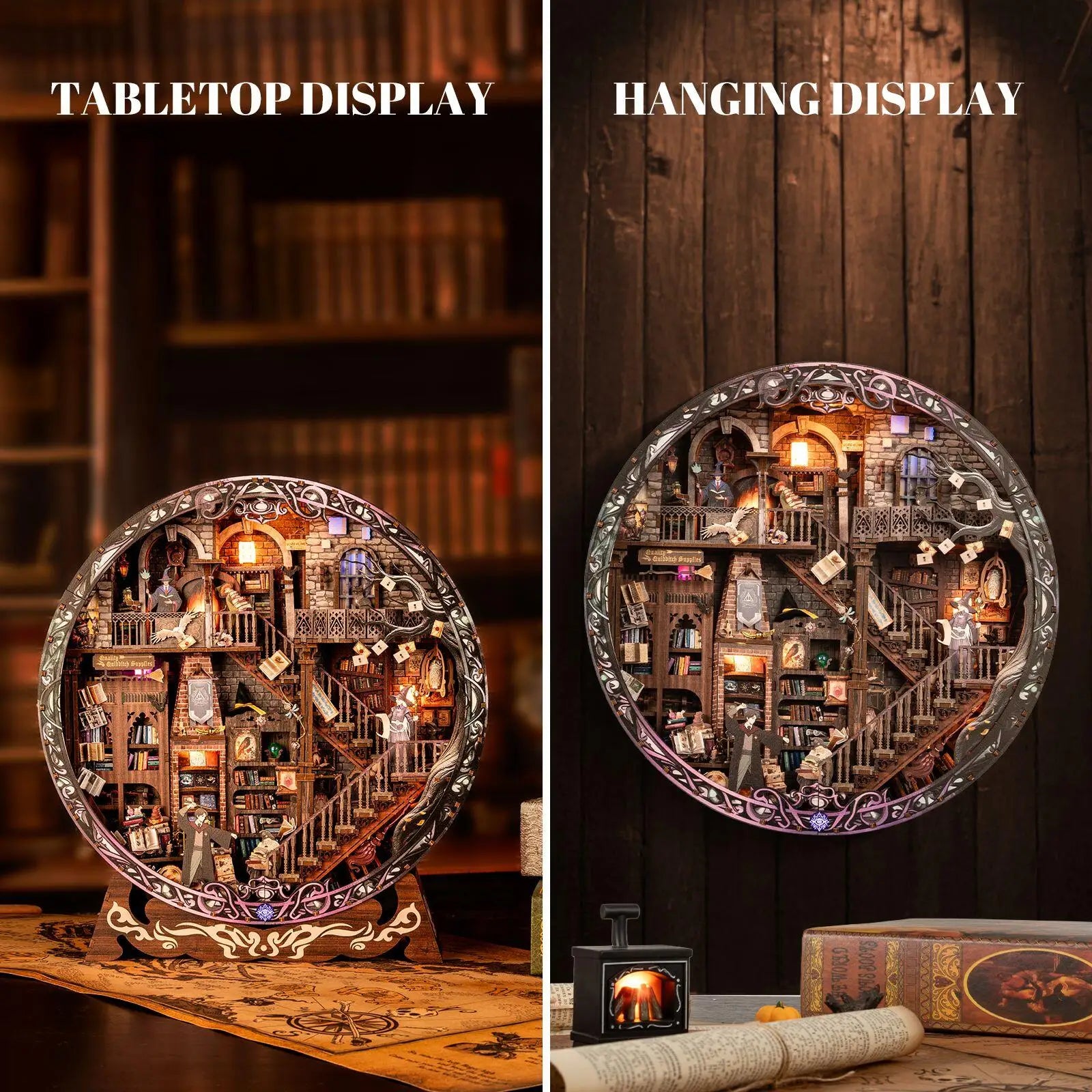 YQ-04-S DIY Miniature House Kit Book Nook Kit Australia