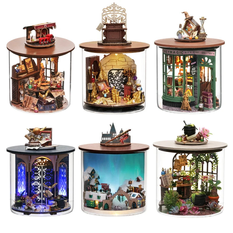 B-045 DIY Miniature House Kit Book Nook Kit Australia