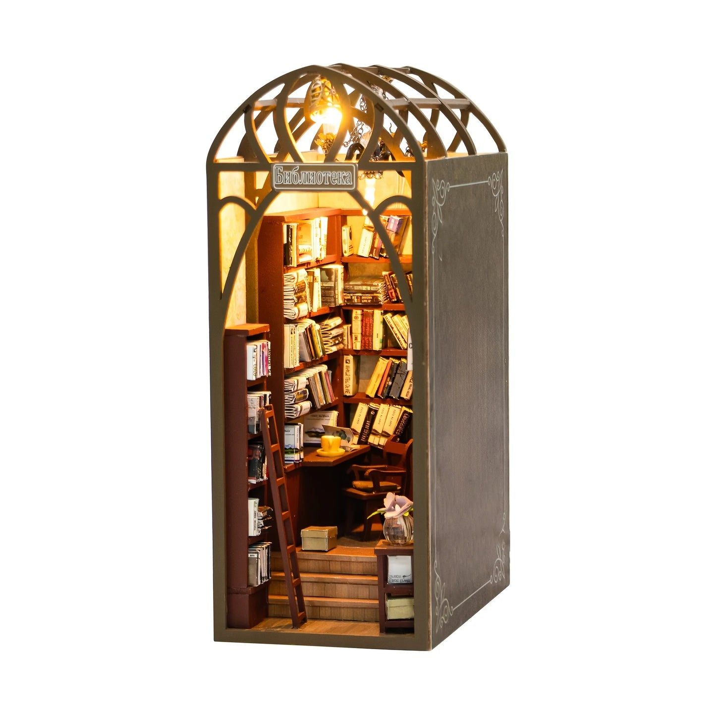 Library DIY Miniature House Kit - Image 7