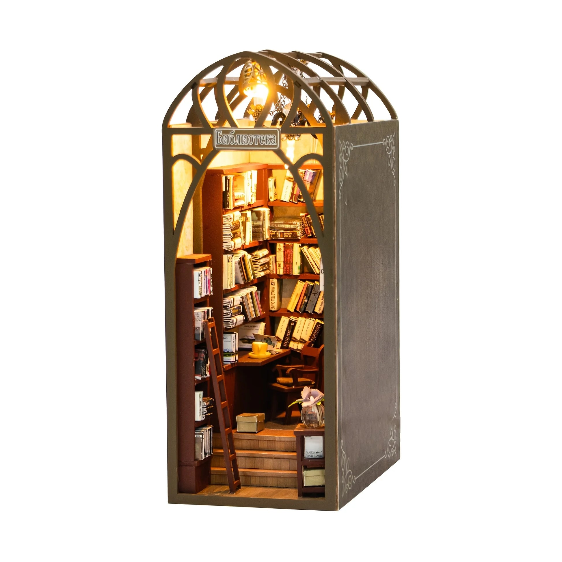 Library DIY Miniature House Kit - Image 7