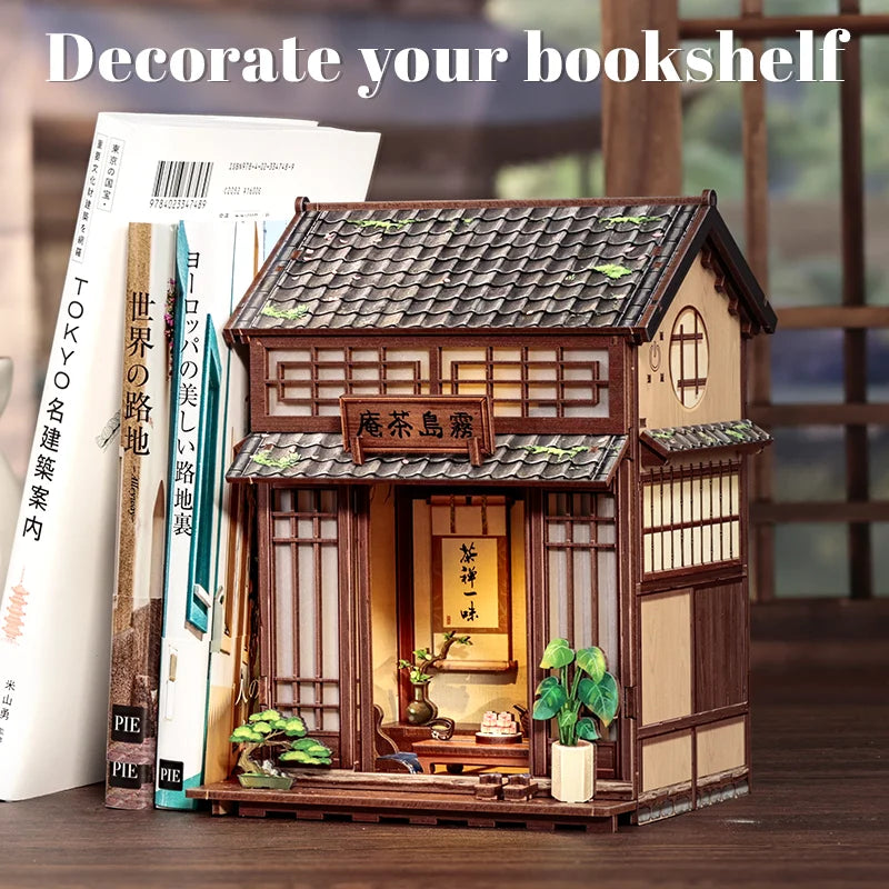 Christmas DIY Book Nook Kit - Side View