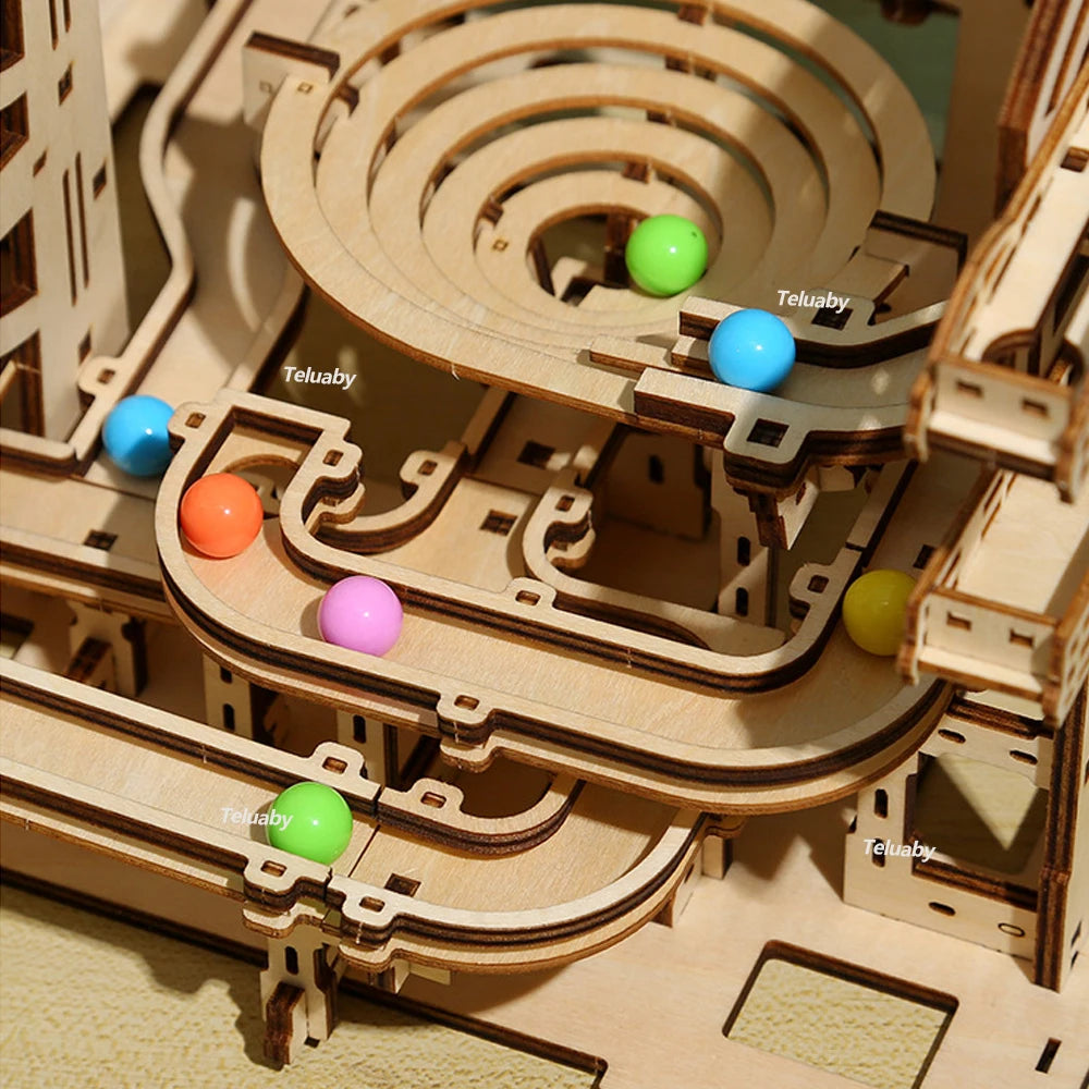 Marble Run 3D Wooden Puzzle - Image 4