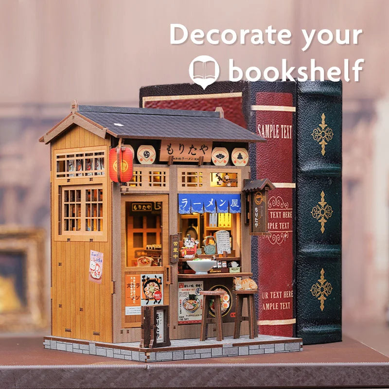 Japanese DIY Book Nook Kit - Side View