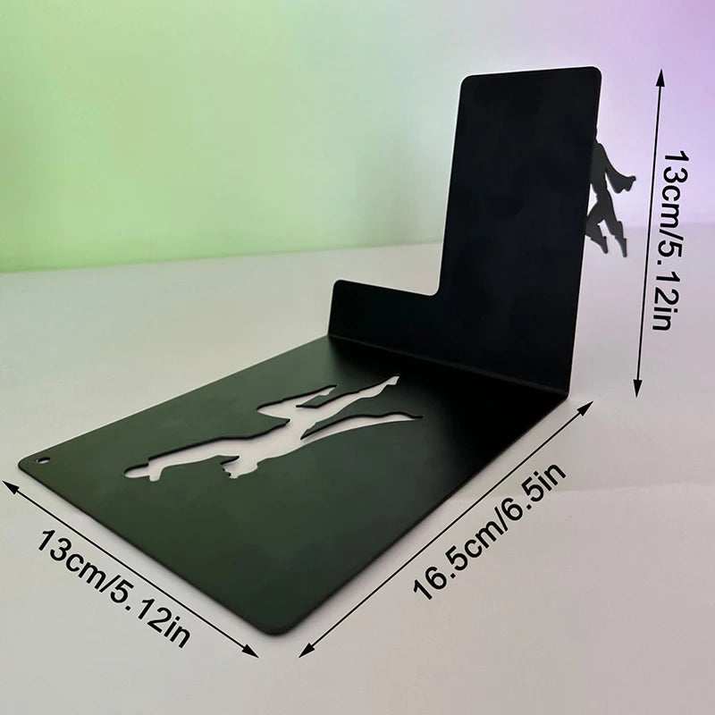 Superhero Metal Bookend Figurine – Desktop Book Storage