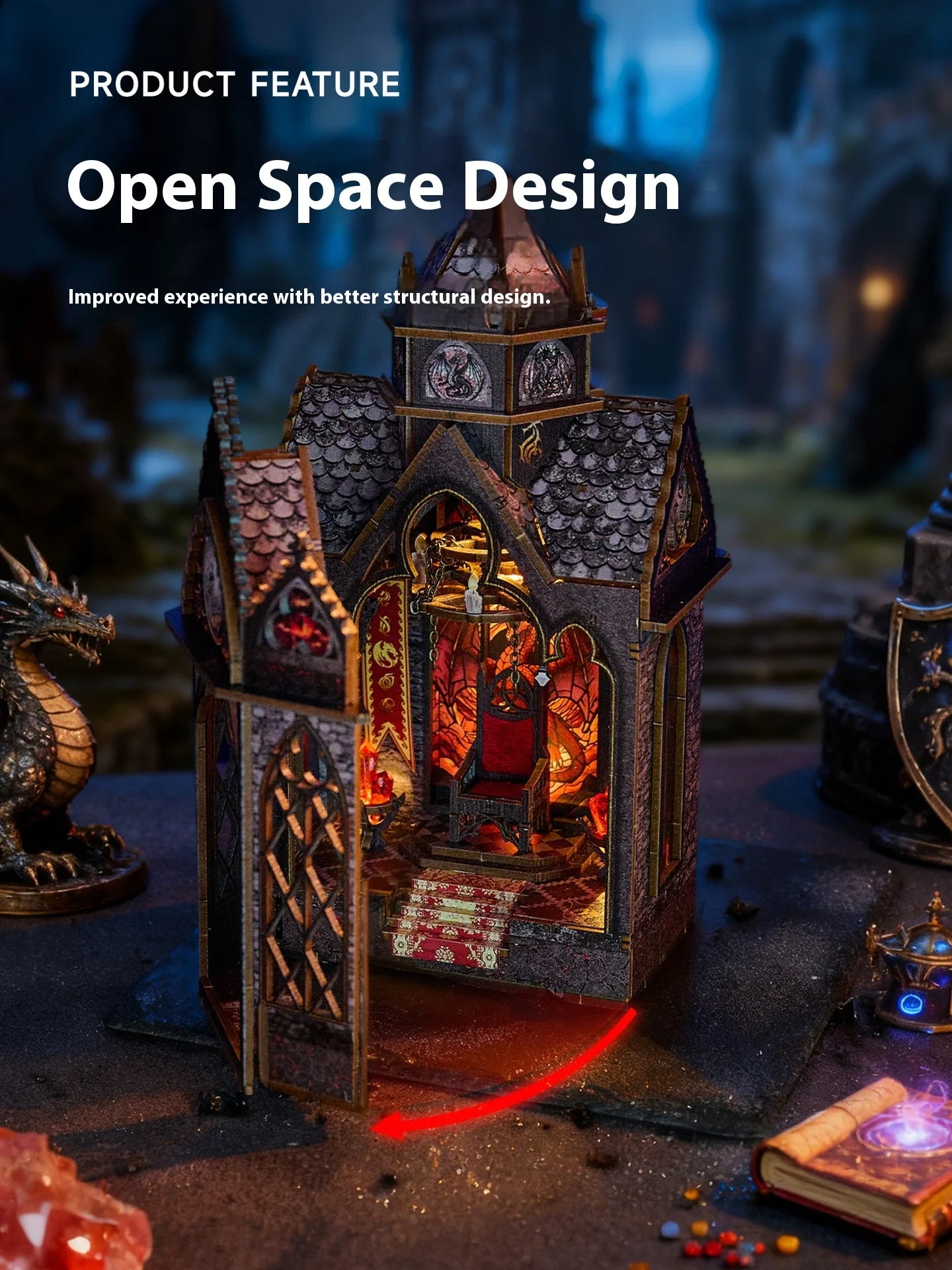 Spire of the Wyrm DIY Book Nook Kit Book Nook Kit Australia