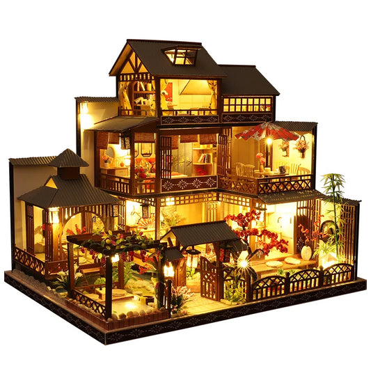Spring Hours Japanese DIY Dollhouse KitBook Nook Kit Australia