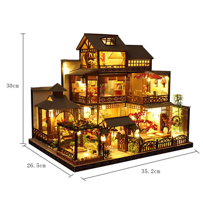 Spring Hours Japanese DIY Dollhouse KitBook Nook Kit Australia