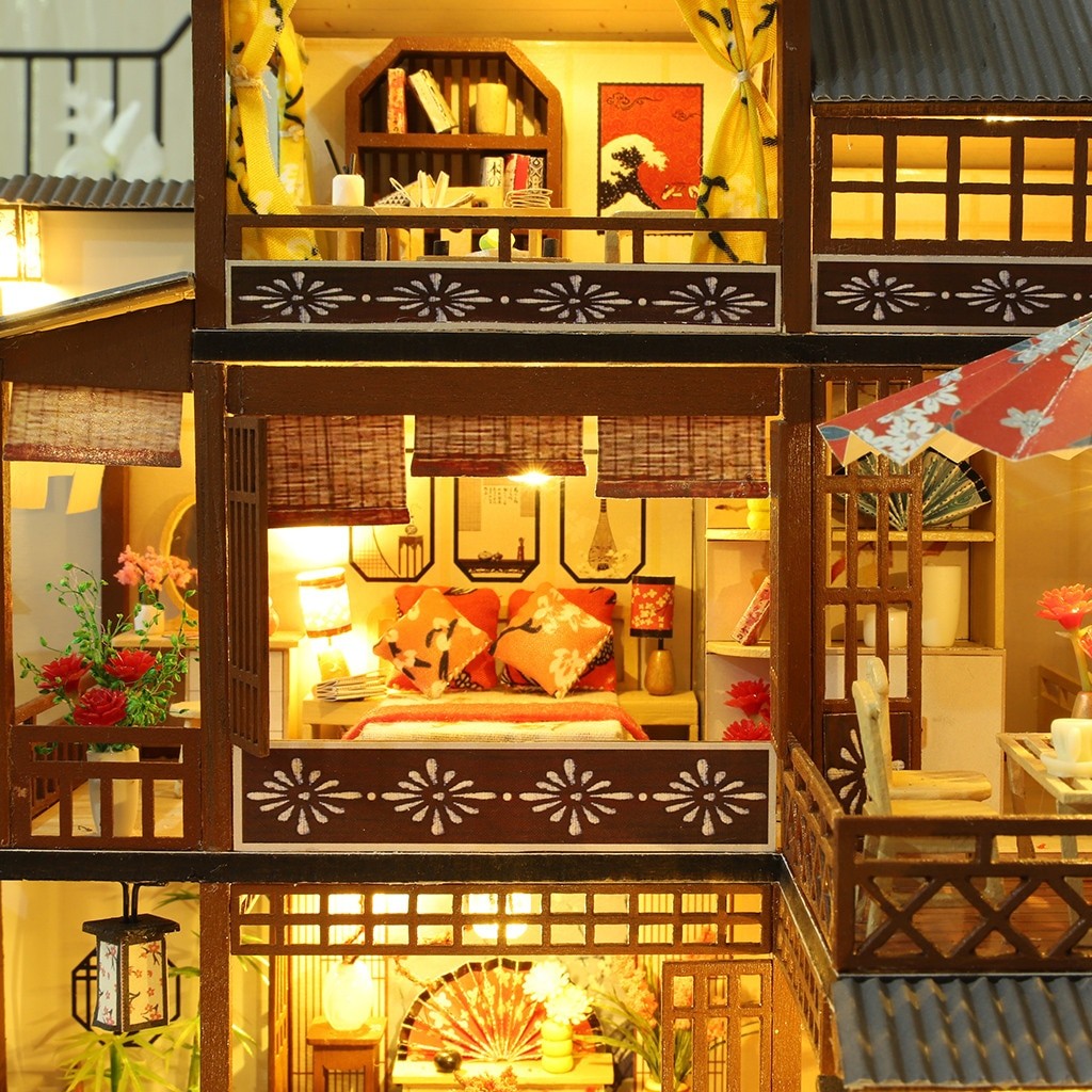 Spring Hours Japanese DIY Dollhouse KitBook Nook Kit Australia