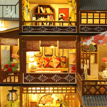 Spring Hours Japanese DIY Dollhouse KitBook Nook Kit Australia