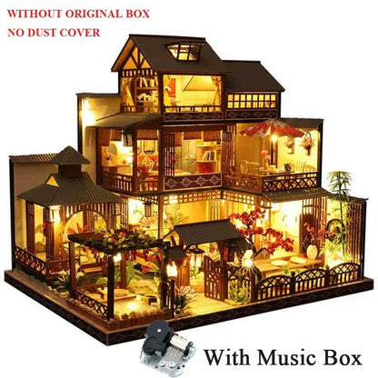 Spring Hours Japanese DIY Dollhouse KitBook Nook Kit Australia