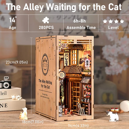 The Alley Waiting for the Cat Book Nook Kit Book Nook Kit Australia