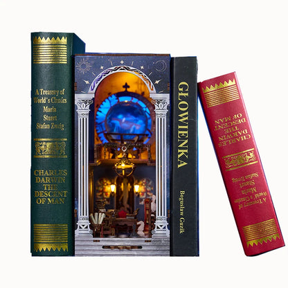 The Secret Scroll Of The Galaxy DIY Wooden Book Nook Kit