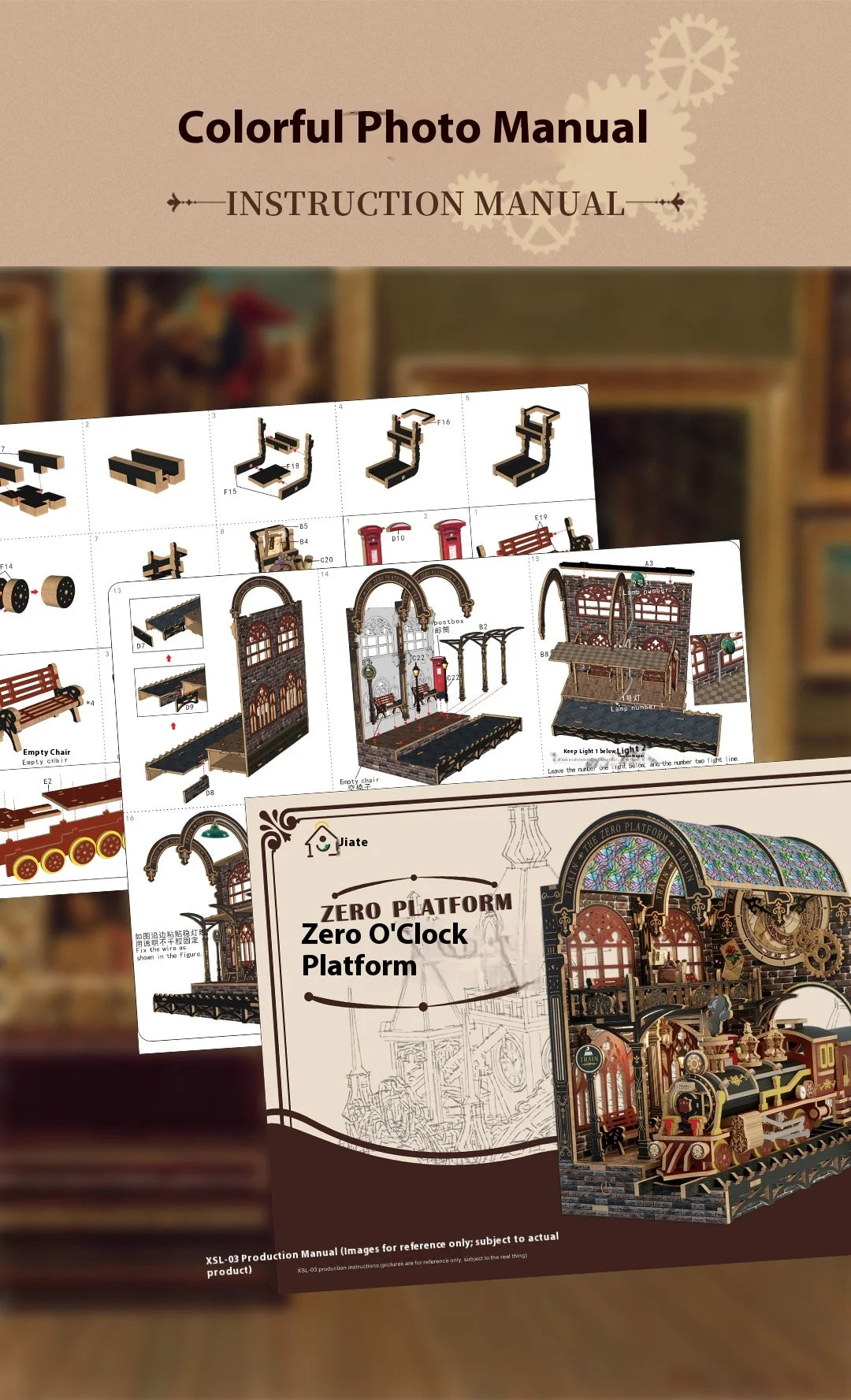 Diy Wooden Book Nook Shelf Insert Kit Miniature Model The Zero Platform Train Bookend Doll House Decor For Birthday Gifts Book Nook Kit Australia