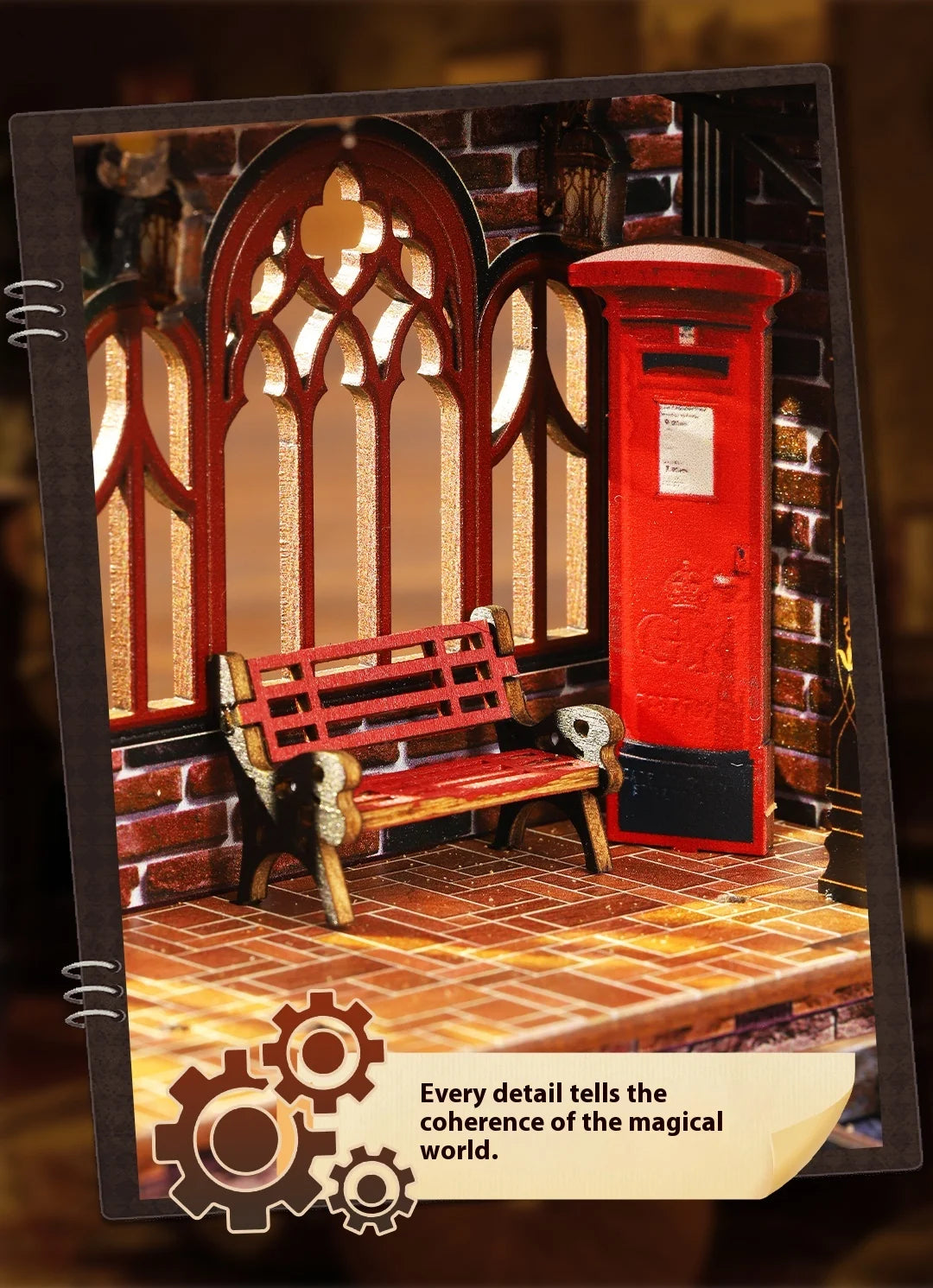 Diy Wooden Book Nook Shelf Insert Kit Miniature Model The Zero Platform Train Bookend Doll House Decor For Birthday Gifts Book Nook Kit Australia