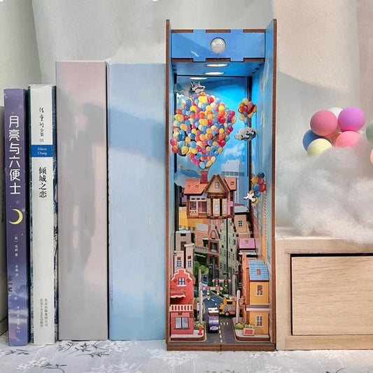 Travel With The Wind Up Movie Themed DIY Book Nook Kit - Book Nook Kit Australia
