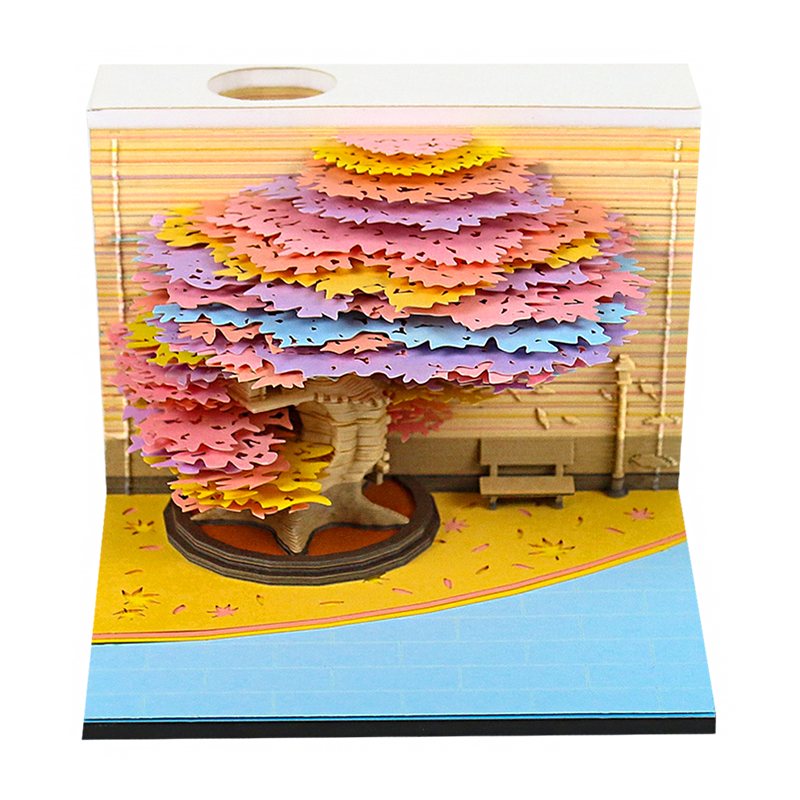 Tree Of All Seasons Omoshiroi 3D NotepadBook Nook Kit Australia
