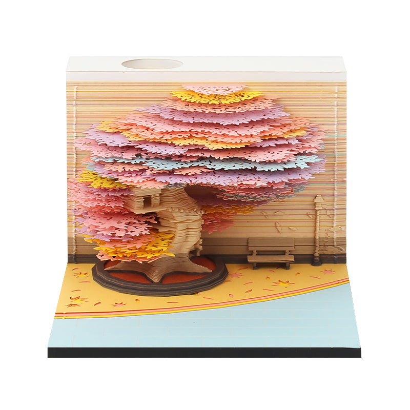 Tree Of All Seasons Omoshiroi 3D NotepadBook Nook Kit Australia