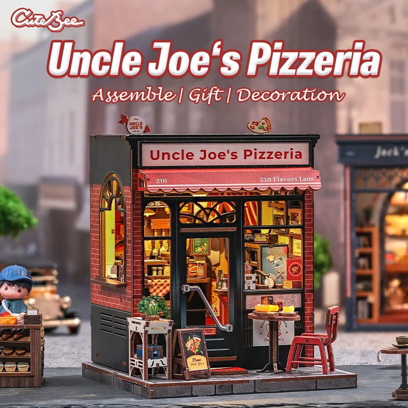Uncle Joe’s Pizzeria DIY Book Nook Kit