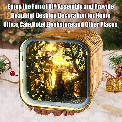 Van Gogh Starry Night Wooden 3D Puzzle Lamp