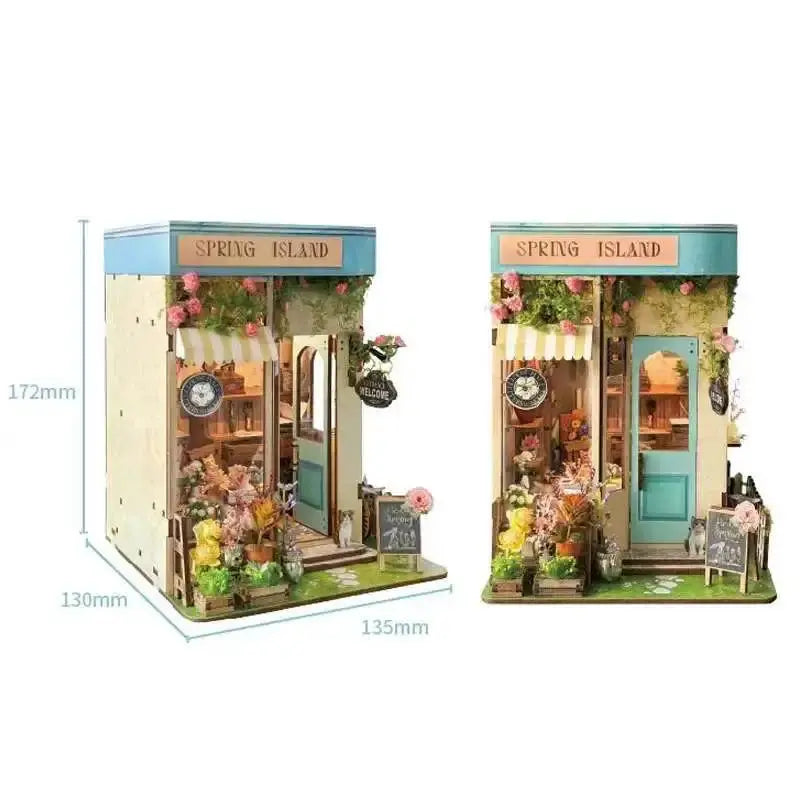 Wizard’s Study DIY Book Nook Kit – Magic Library Miniature for Bookshelf Decor SQ-46