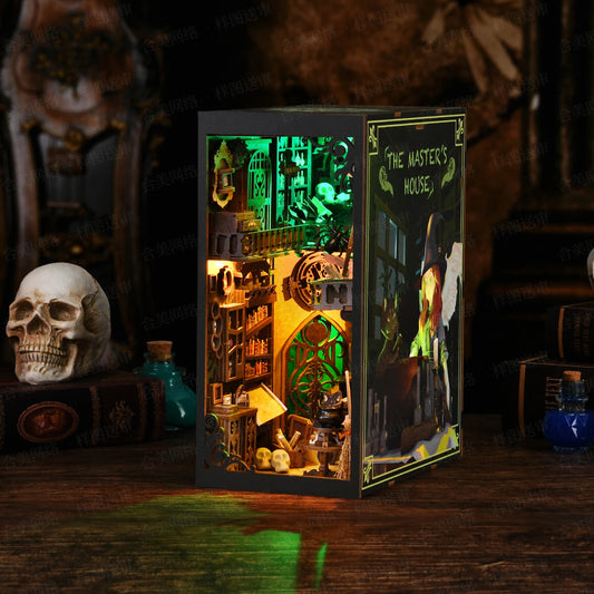 Wizard’s Study DIY Book Nook Kit – Magical Library Scene for Fantasy Lovers - Book Nook Kit Australia
