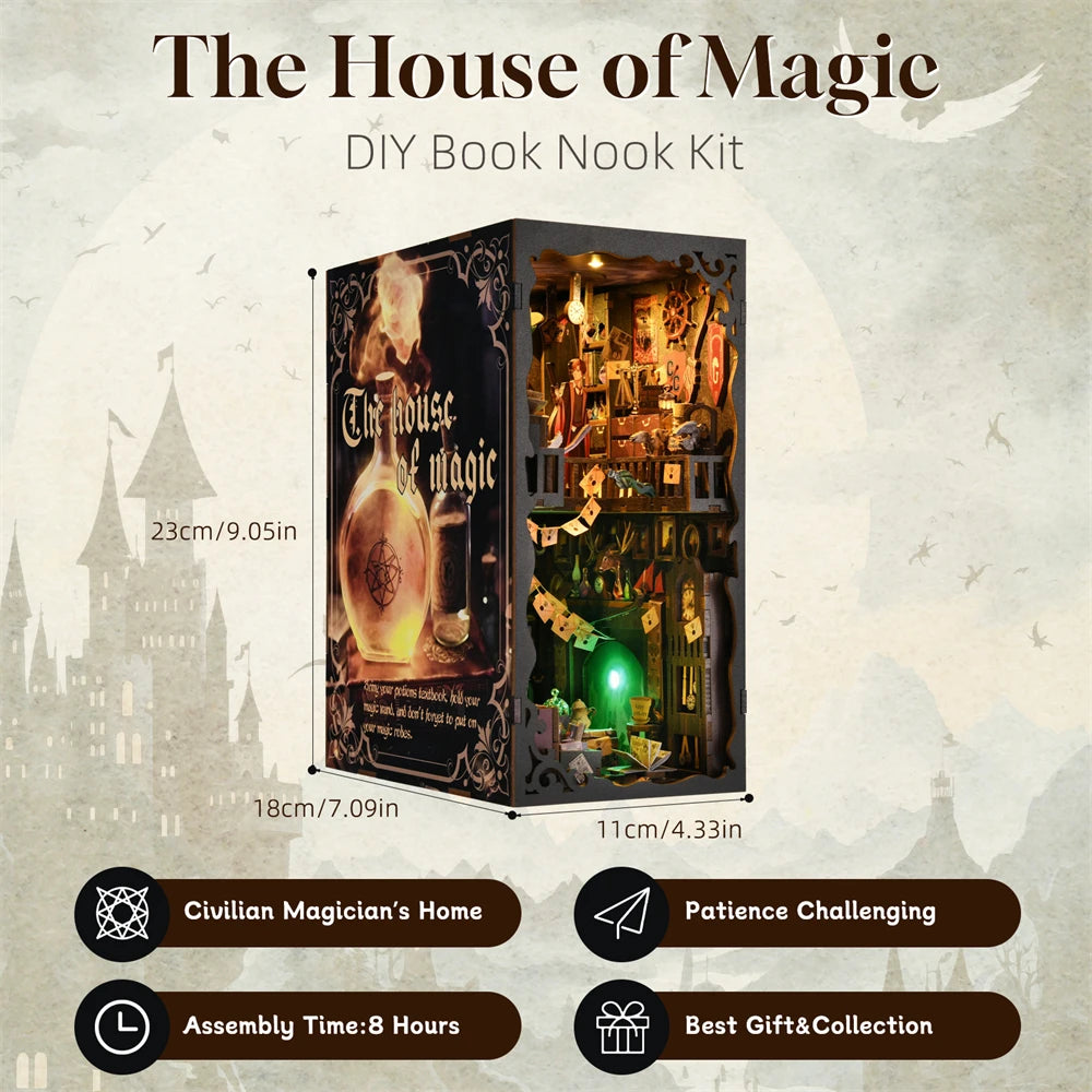 Wizarding Workshop DIY Book Nook Kit - Book Nook Kit Australia