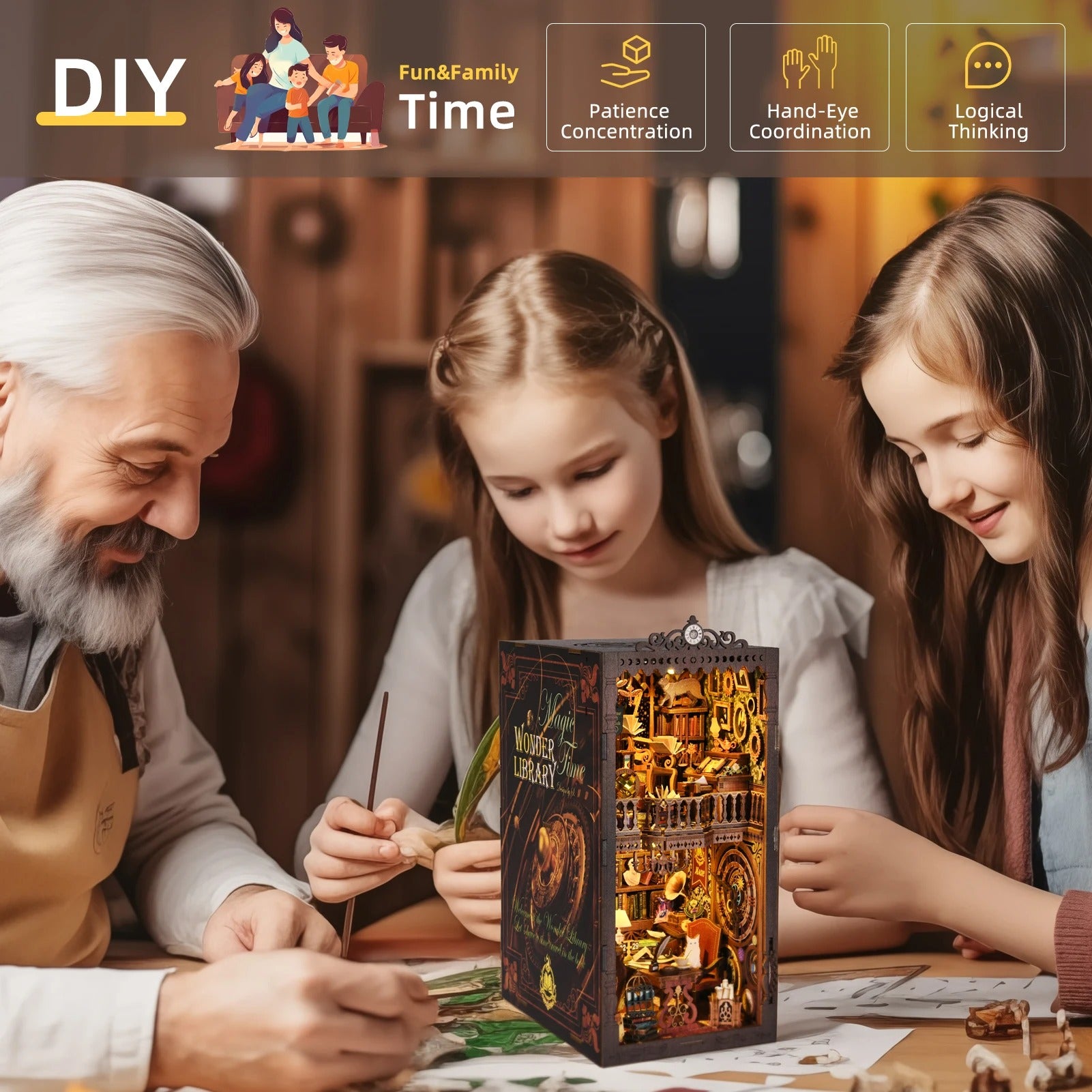 Wonder Library DIY Book Nook Kit - Book Nook Kit Australia