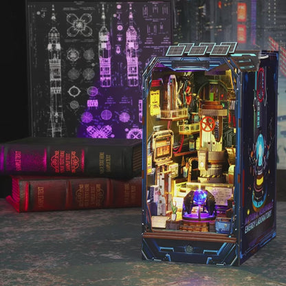 Energy Laboratory DIY Wooden Book Nook