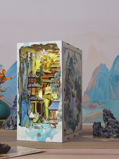 Penglai Wonderland Book Nook – Mystical Chinese Fantasy DIY Kit